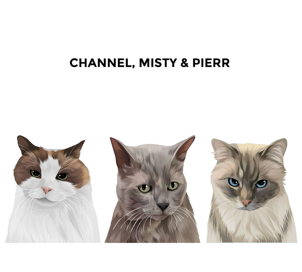 Custom Pet Portrait - Digital File